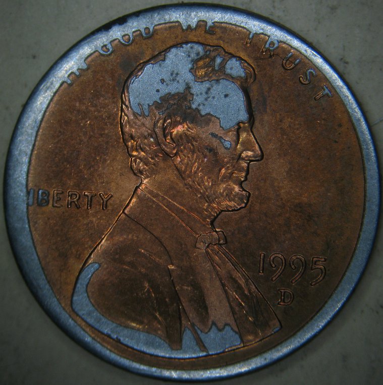 1995 D Penny Art Work Of A Coin Coin Community Forum