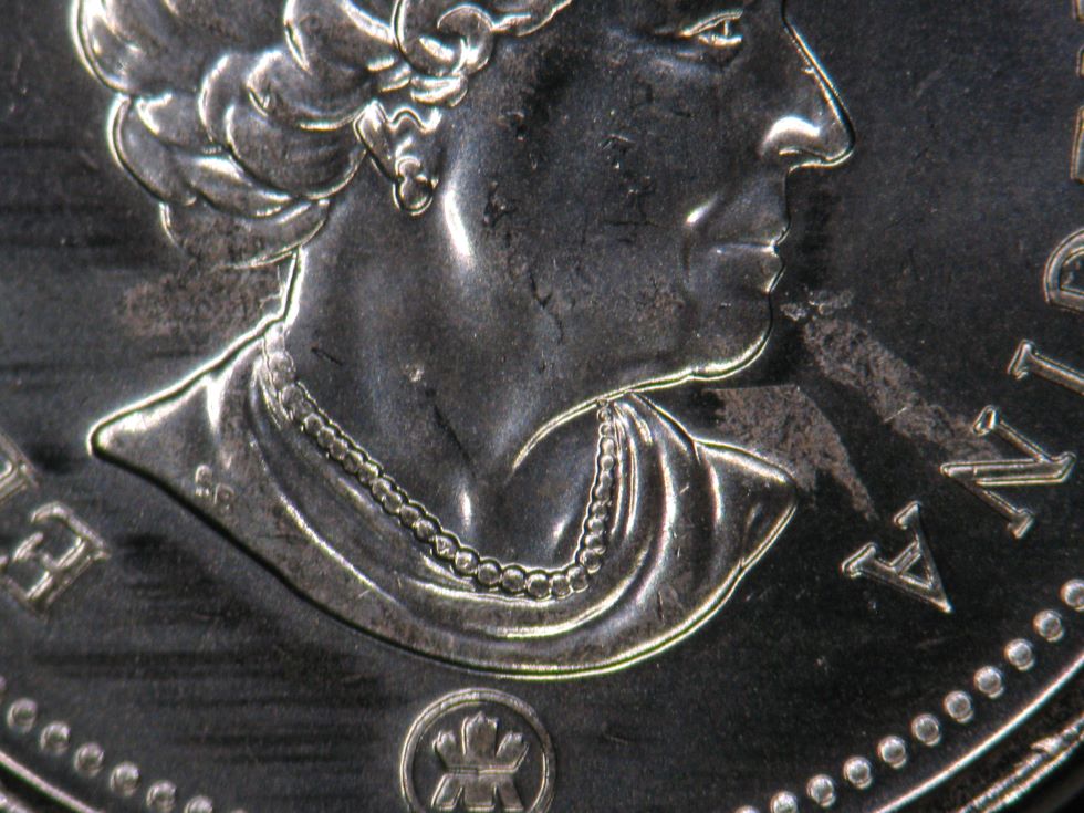 2008-1-Cent-/-Progressing-Die-Damage-Strikes-/-Interesting