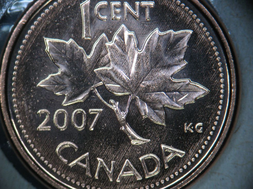 2007-Black-Canadian-1-Cent---Obverse-And-Reverse