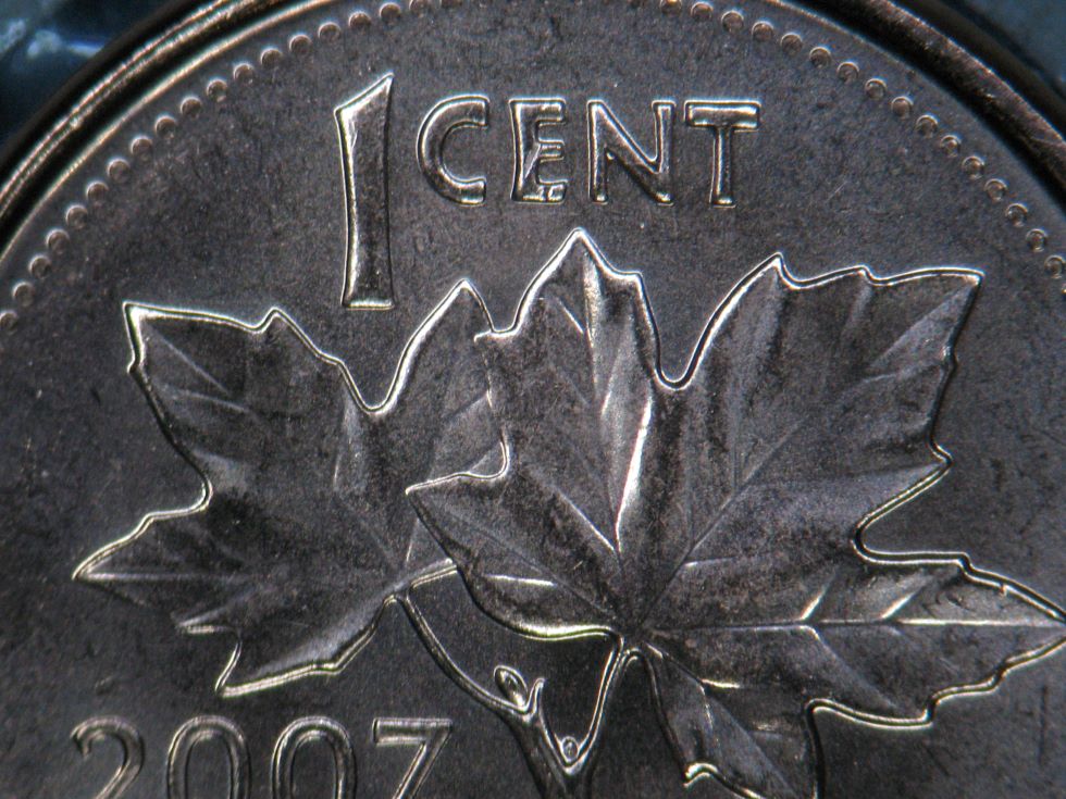 2007-Black-Canadian-1-Cent---Obverse-And-Reverse