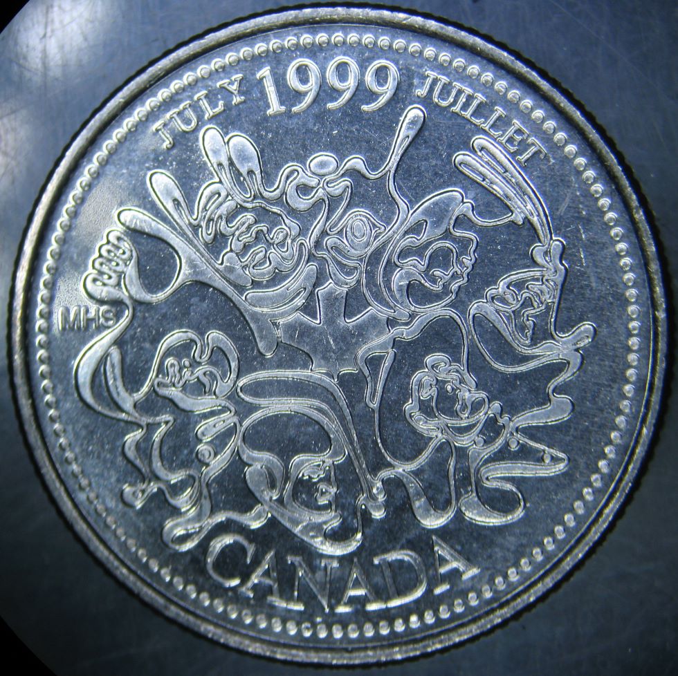 Canada-1999-July-25ct---Guinness-World-Record-For-The-Most-Die-Chips