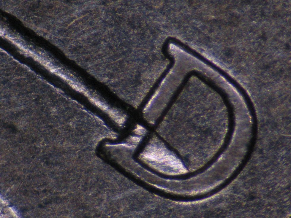 2006-1-Cent-Struck-Over-Damaged-Planchet---Broken-D