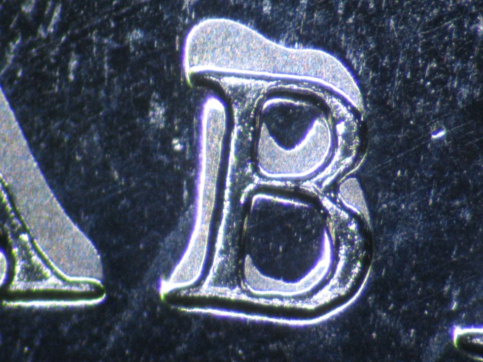 1974--Canadian-5-Cent---Massive-Cameo-Doubling