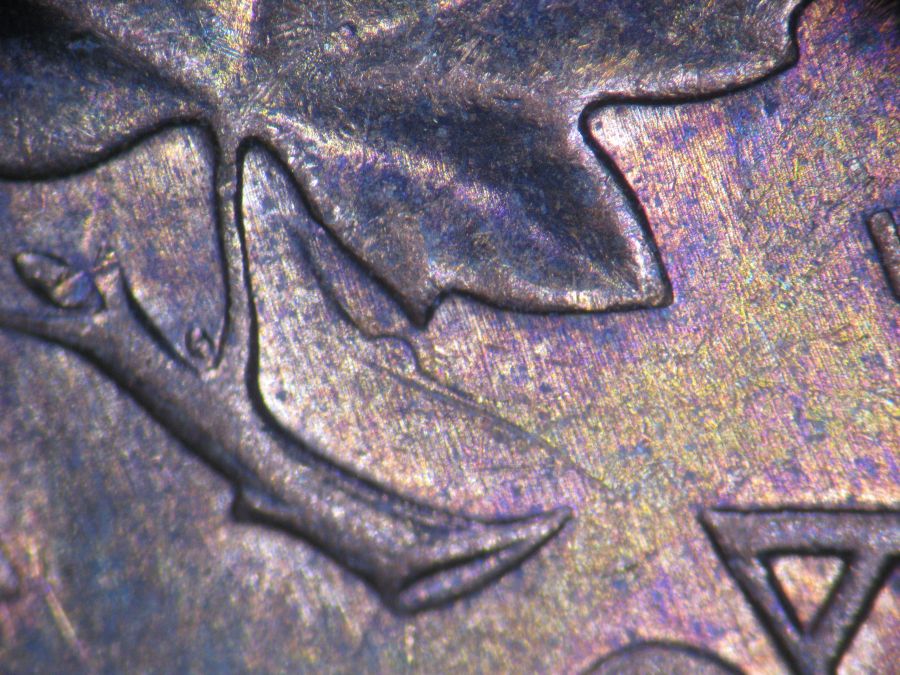 1991-Canadian-1-Cent-With-A-Strong-Die-Clash