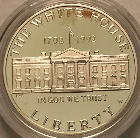 1992-White-House-Bicentennial-Silver-Dollar-Proof...