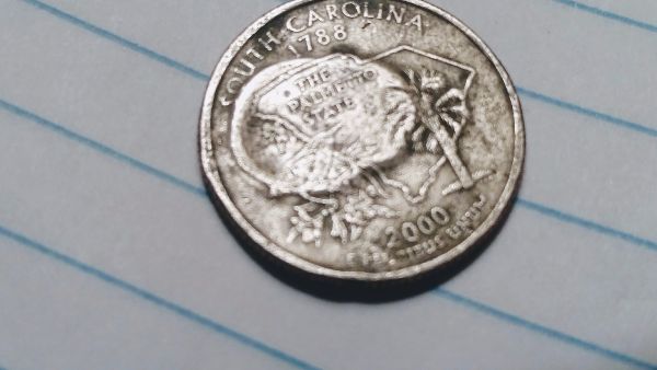 2000-P-Quarter-Unknown-Error.-Obverse-&-Reverse-Sides-Are-Raised.