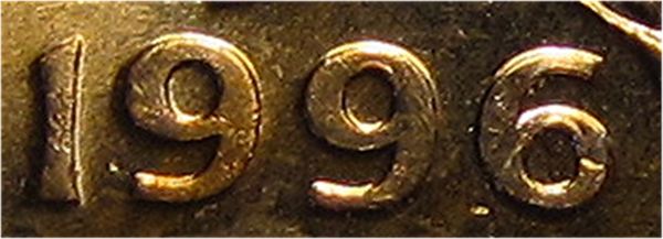 1996-One-Cent--Double-Leaves..one-Cent..queen's-Face