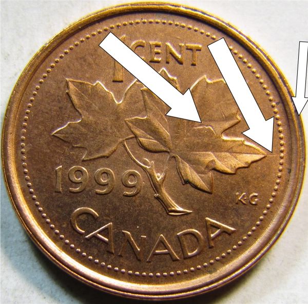 1999-One-Cent.-Double-99..stem..leaf..struck-Through...