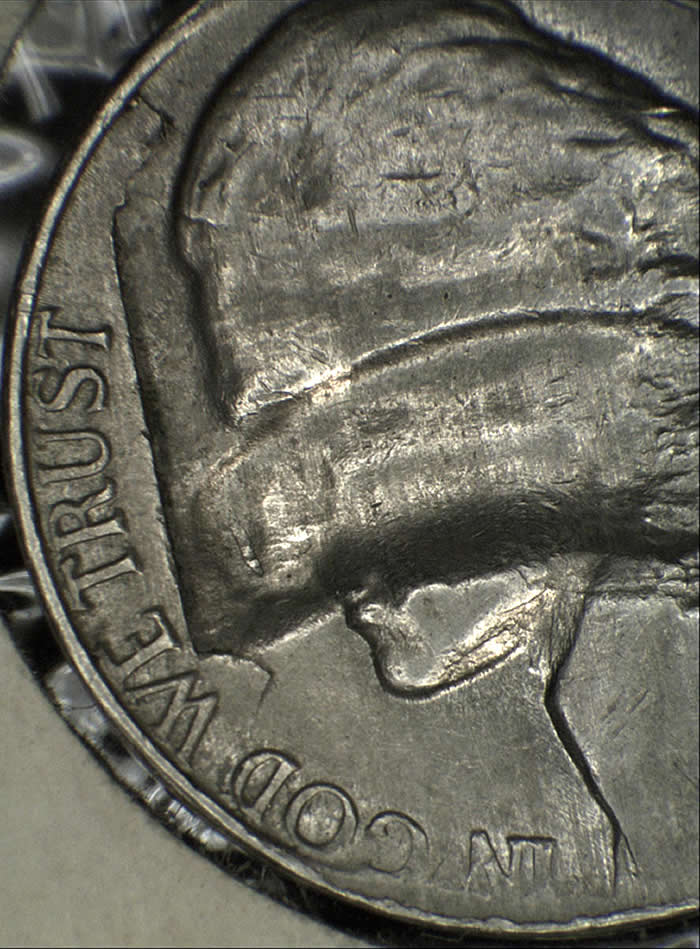 1964-P-Nickel-,-Struck-Through-What?
