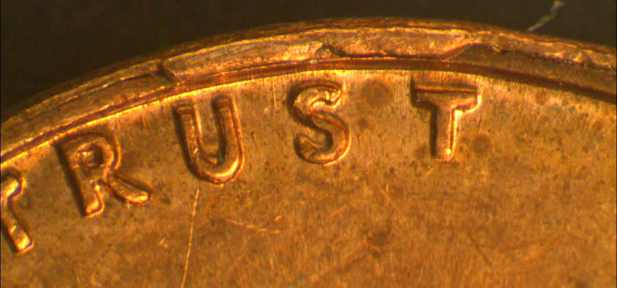 1966-P-Memorial-Cent,-ID-This-Rim-Anomally