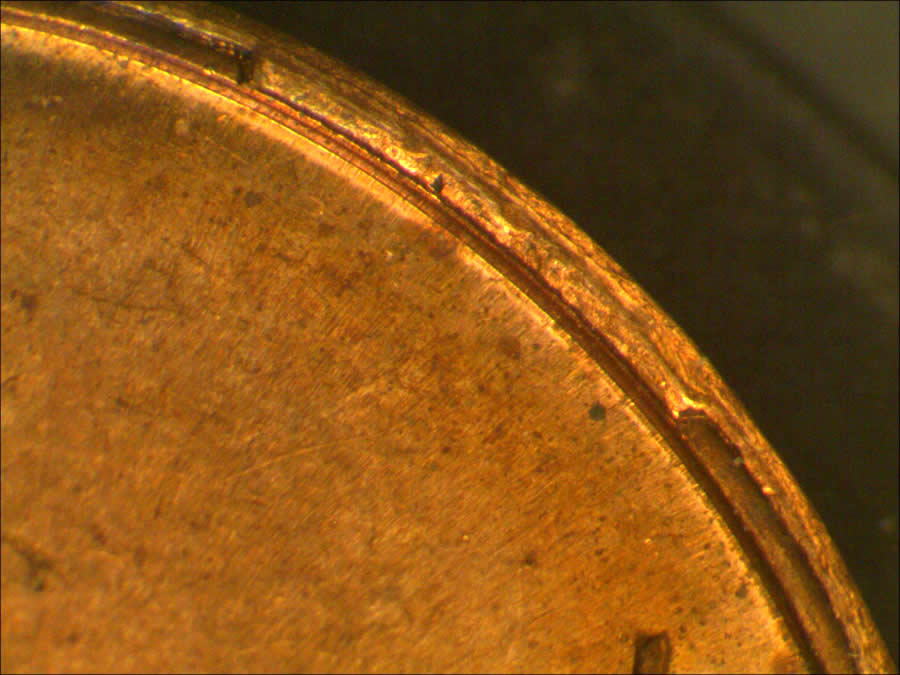 1966-P-Memorial-Cent,-ID-This-Rim-Anomally