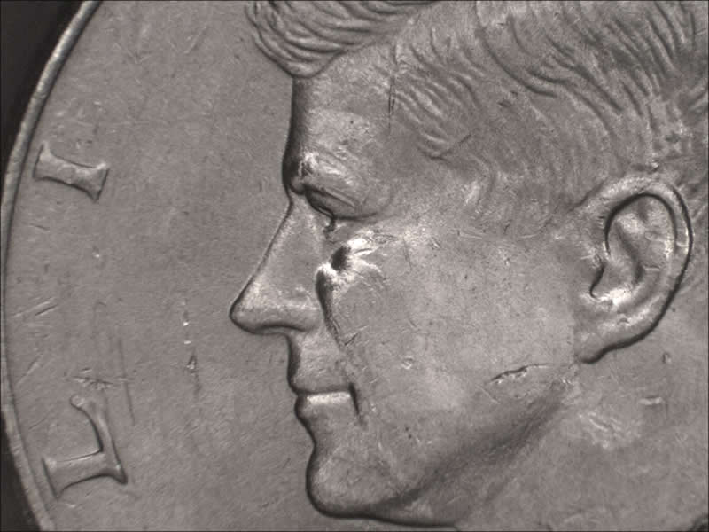 1994-P-Kennedy-Half-With-A-Double-Speared-Wings-And-Struck-Thru.-Grease.