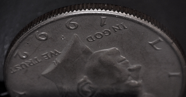 1992-P-Kennedy-Half,-Entire-Reverse-And-Obverse-With-Grooved-Edge