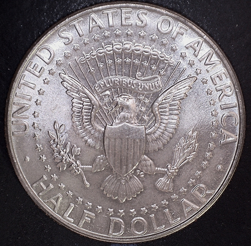 1992-P-Kennedy-Half,-Entire-Reverse-And-Obverse-With-Grooved-Edge