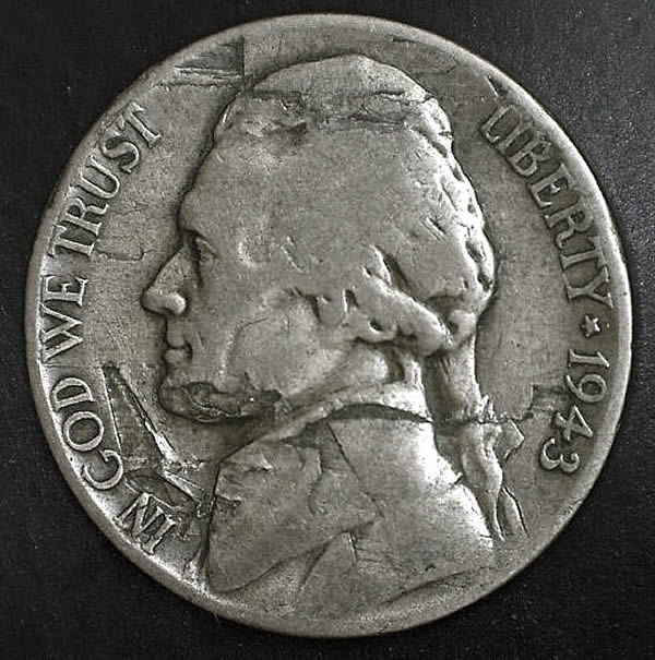 1943-P-War-Time-Nickel.-With-Multiple-Lam