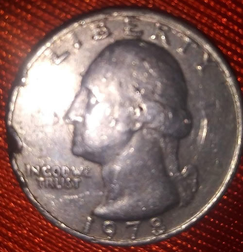 1978-Washington-Quarter-Die-Error-Misprint-Collar/Rim?