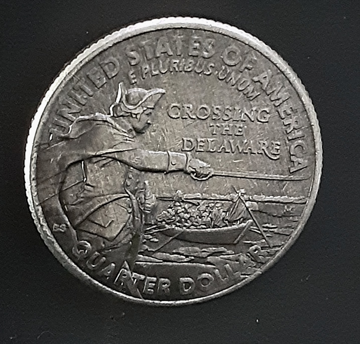 New-Find:2021-D-Crossing-The-Delaware-25c.-With-Improperly-Annealed-Reverse