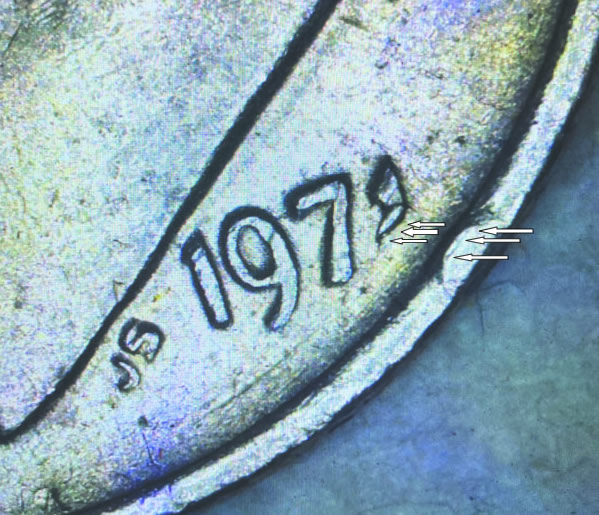 1970-Something-Roosevelt-Dime-With-A-Nearly-Missing-Number-On-The-Date;-Cannot-See-Any-File-Marks