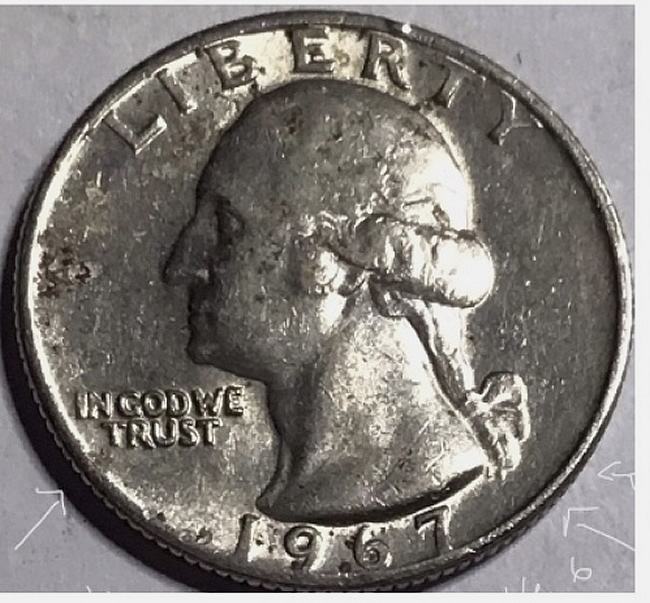 Need-Help.-Does-This-1967-Quarter-Show-Doubling-On-Ear,-Number-6,-And-Hair-Fringes?