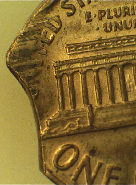 1972-S-Cent-,-Unusual-Curved-And-Straight-Clips-Combined