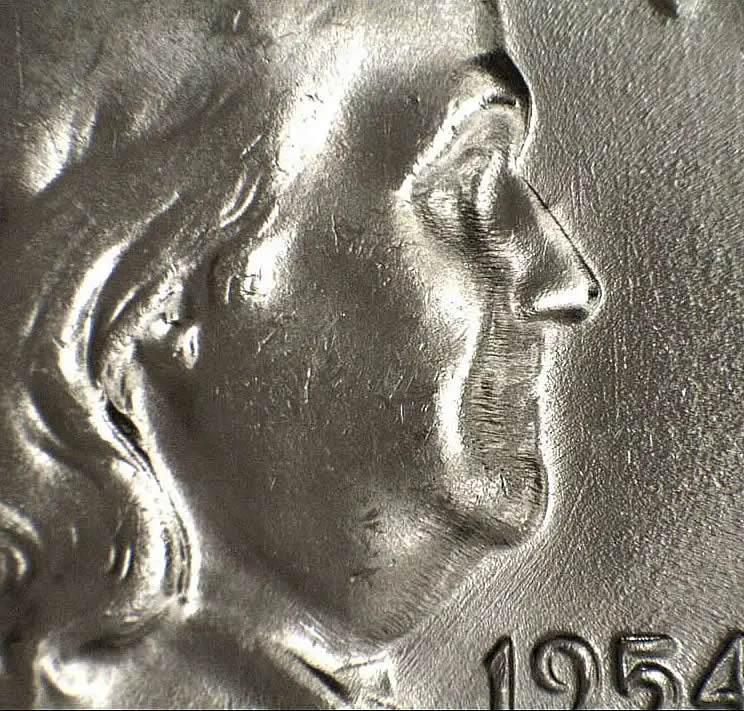 1954-P-Franklin-Half-
