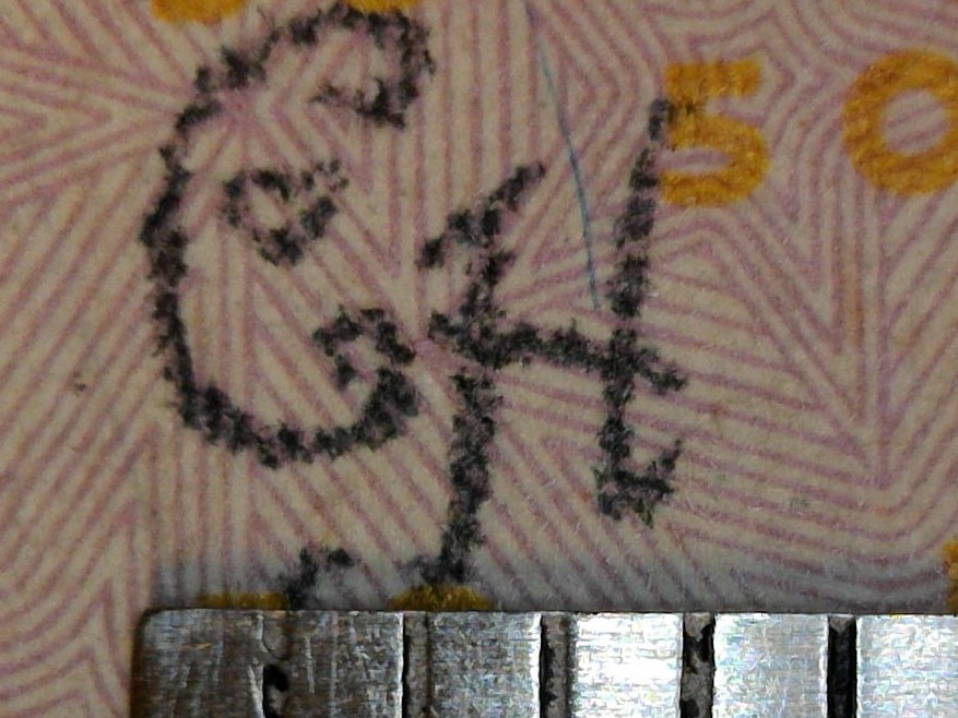 2013-$50.00-Bill-With-Strange-Writing-On-The-Reverse.