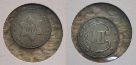 1853-3-Cent-Silver
