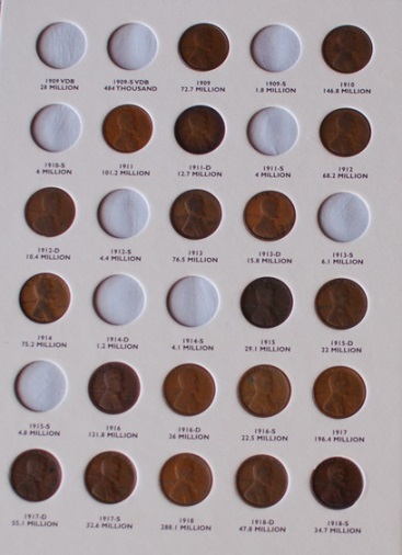 Lincoln-Cents---Set-Complete-Besides-Key/Semi-Key-Wheats!