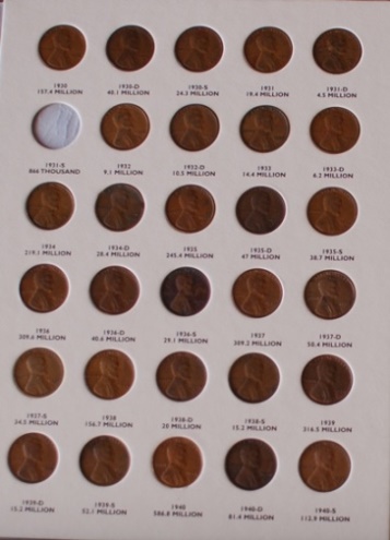Lincoln-Cents---Set-Complete-Besides-Key/Semi-Key-Wheats!