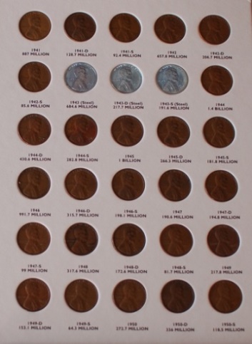 Lincoln-Cents---Set-Complete-Besides-Key/Semi-Key-Wheats!