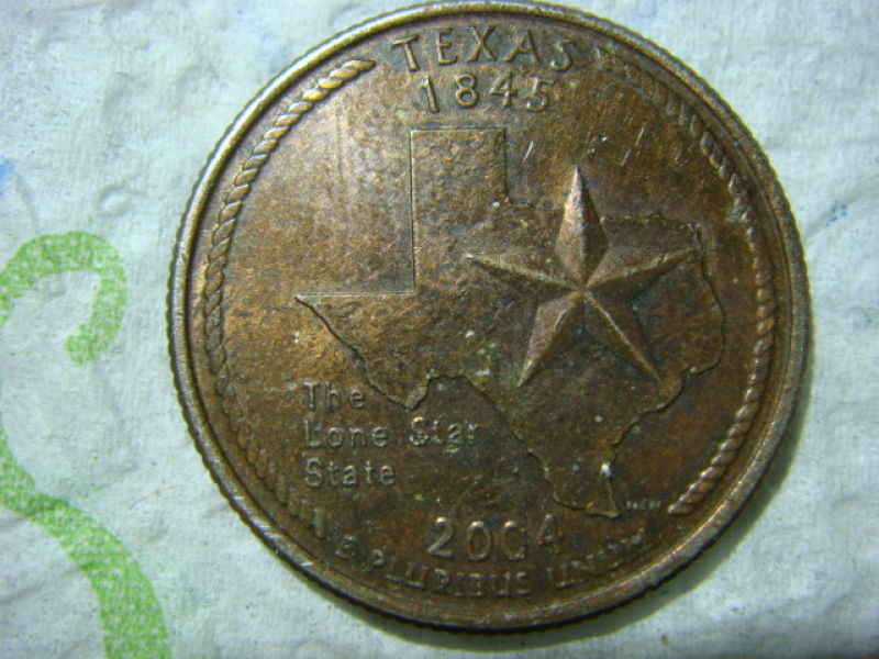 Texas-State-Quarter..missing-Clad?
