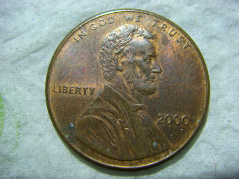 2000-Lincoln-Cent...lamination,-Struck-Through-Or-PSD?
