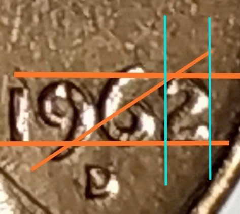 1962-D--Lincoln-Memorial-Cent---Small-Date-Vs-Large-Date