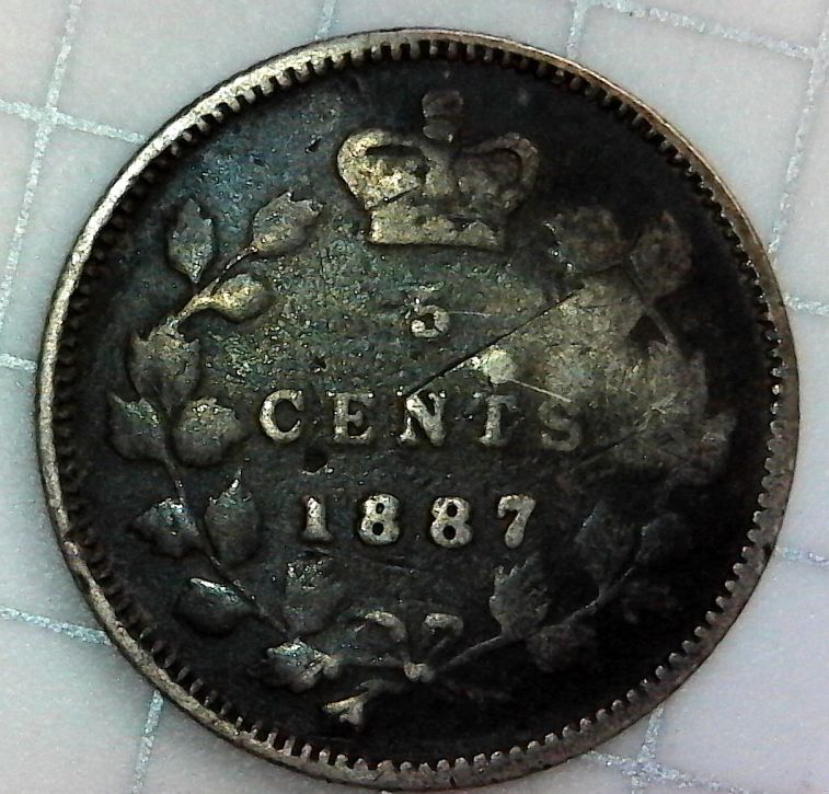 1887-Canadian-5-Cent