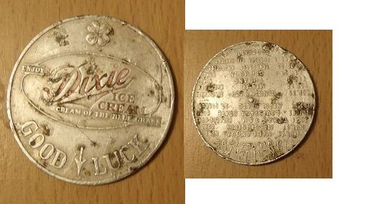 Pictures-1952-Dixie-Good-Luck-Token