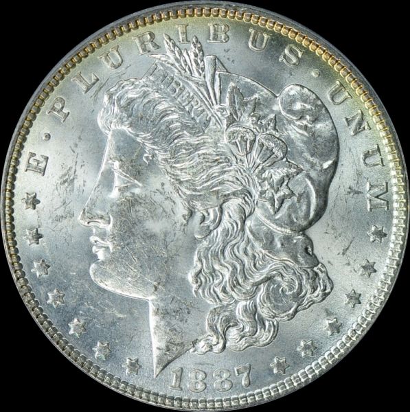 1887-Morgan---Huge-Obv/Rev-Grade-Difference