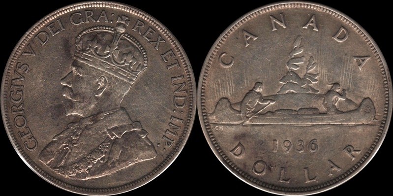 Canadian-Pre-1967-Silver-Dollar-Type-Set-Completed