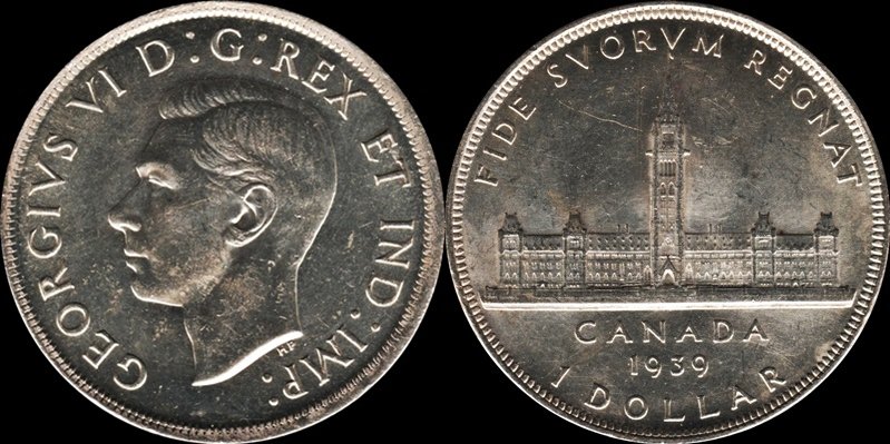 Canadian-Pre-1967-Silver-Dollar-Type-Set-Completed