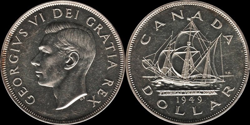 Canadian-Pre-1967-Silver-Dollar-Type-Set-Completed