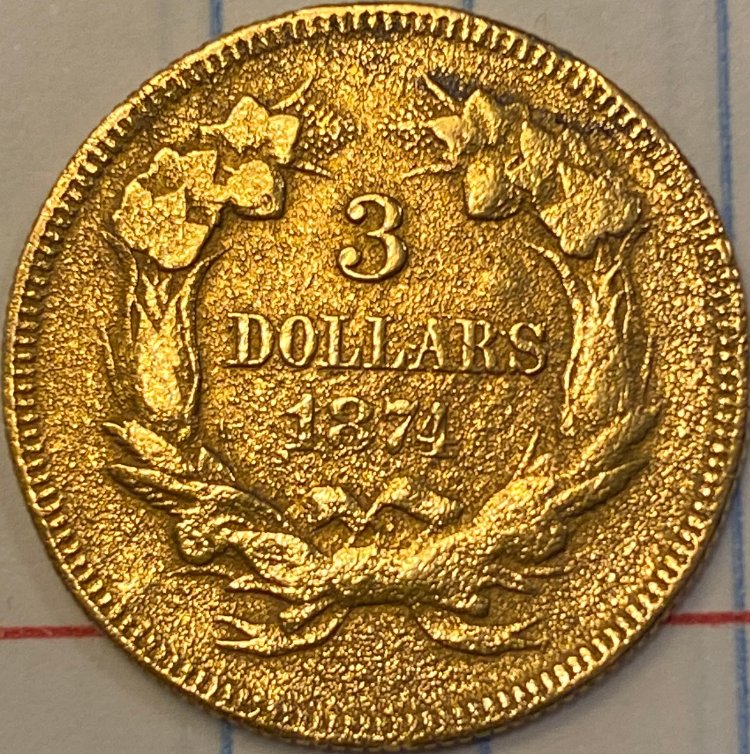 1874-$3-Indian-Princess-Head-~-Grade?-Thoughts?