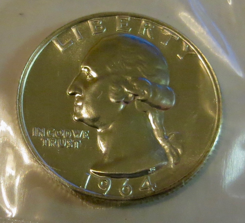1964-Quarter-With-Type-B-Reverse-Found-In-Mint-Set