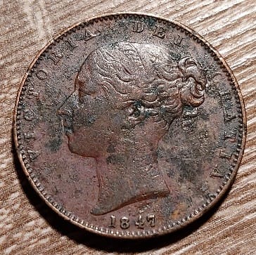 1947-UK-Coin--Farthing-Grading-Help