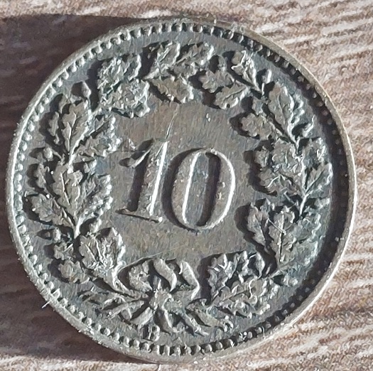 Switzerland-10-Cent-1876-Grading