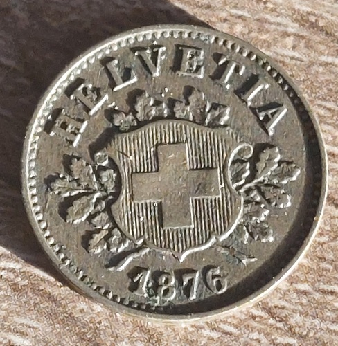 Switzerland-10-Cent-1876-Grading