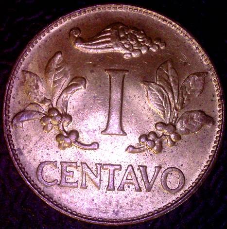 Colombia-KM218-1-Centavo-1967-Overdate?