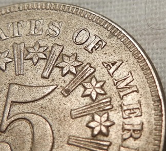 1866-Shield-Nickel,-Rays-And...