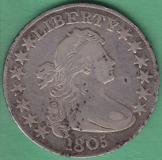 Two-1805-Half-Dollars---Please-Grade-And-Identify-Variety