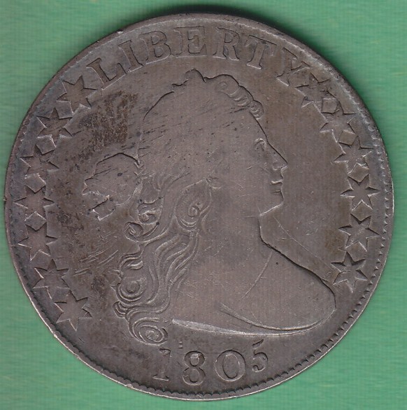 Two-1805-Half-Dollars---Please-Grade-And-Identify-Variety