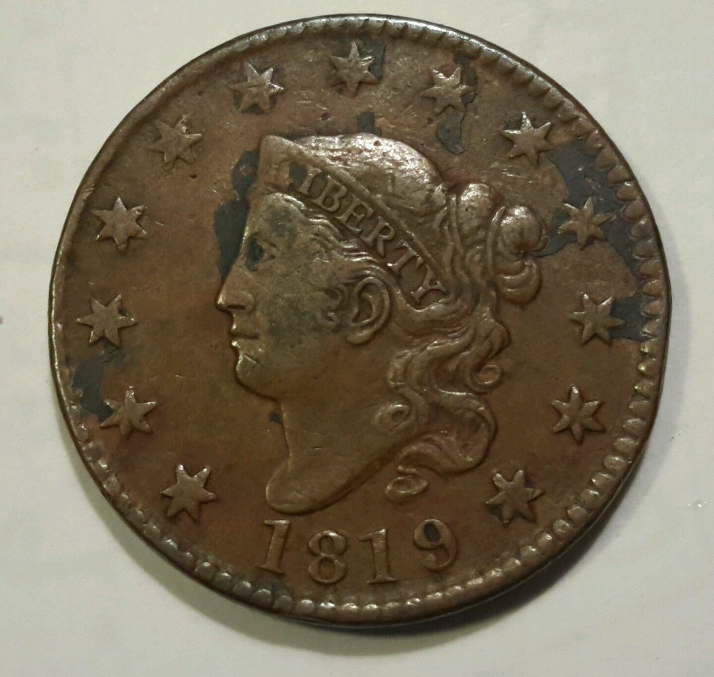 1819-Large-Cent---Can-This-'Stuff'-Be-Removed?