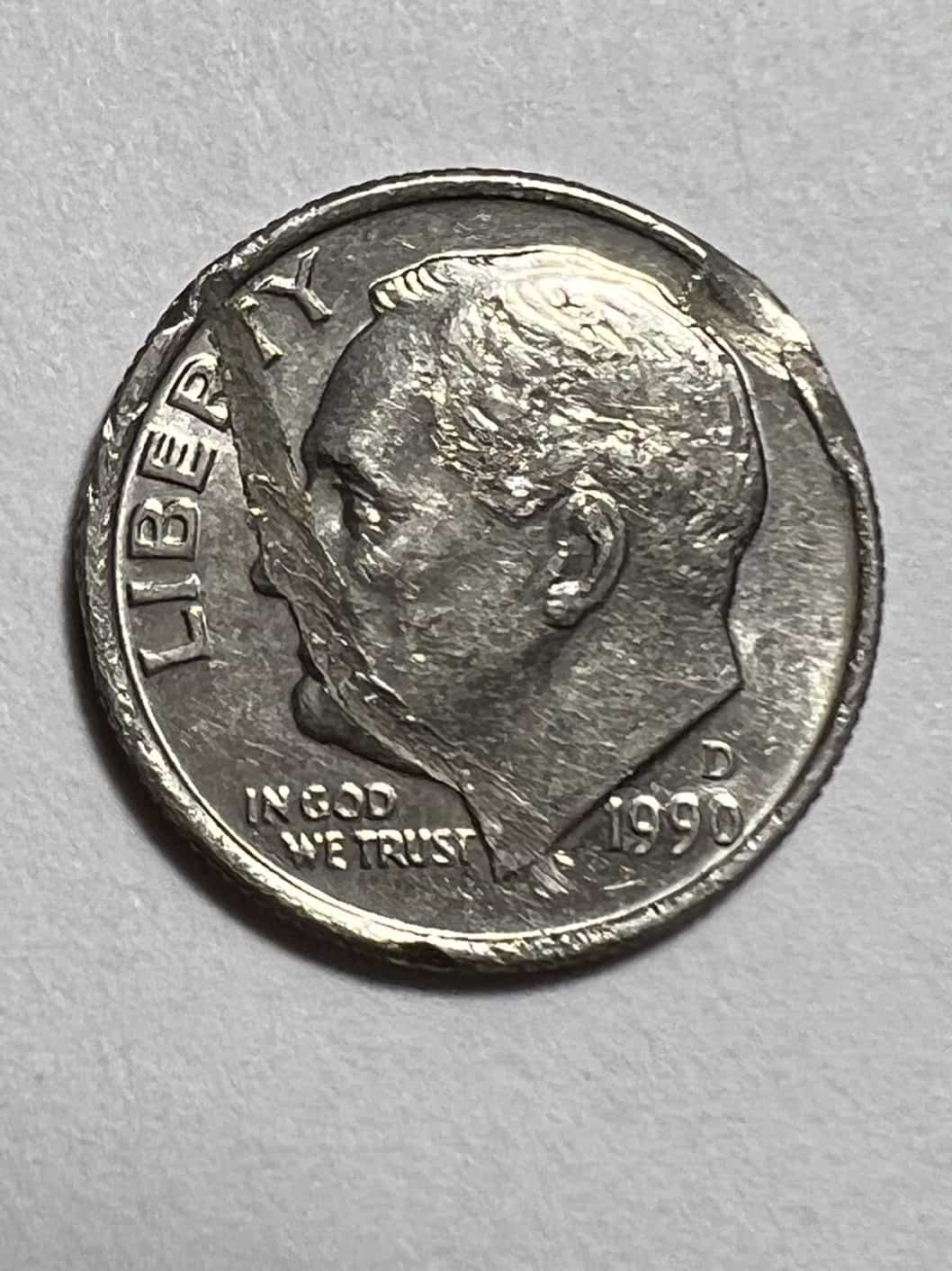 1990-D-Roosevelt-Dime-Error-Strike-Through?-Or-PMD?
